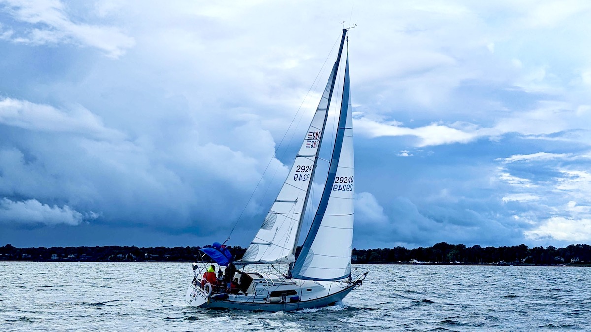 A brief respite between two storms